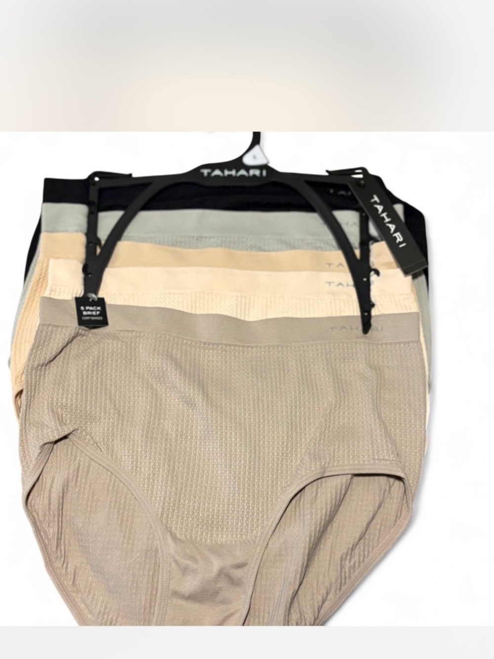 Tahari womans 5-Pack Briefs – Neutral Mix